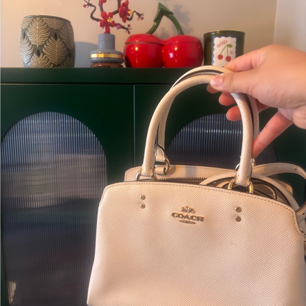 Coach Ivory Satchel Bag